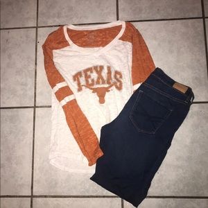 Texas long horns long sleeve